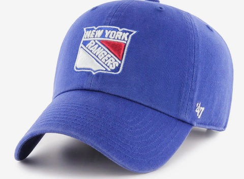 Rangers Hat 47' Clean Up Adjustable Blue NHL