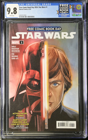 Star Wars 2024 FCBD Issue #1 CGC Graded 9.8 Comic Book