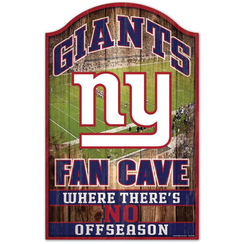 Giants Wood Sign 11x17 Fan Cave NFL