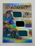 Jaguars Lawrence/Shenault/Robinson 2021 Panini Zenith No.TS-JJ #20/50 Relic Single Card