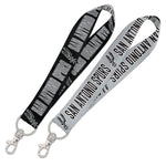 Spurs 1" Lanyard Key Strap