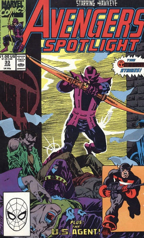 Avengers: Spotlight Issue #33 June 1990 Comic Book