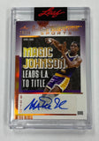 Lakers Magic Johnson 2021 Leaf Ultimate Sports No.UTM-MJ1 #26/30 Autographed Single Card