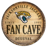 Jaguars Wood Sign Round 14" Fan Cave