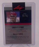 Alabama Dallas Turner 2024 Leaf Metal #2/3 Autographed Single Card