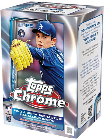 2025 Topps Chrome MLB Value Blaster Box