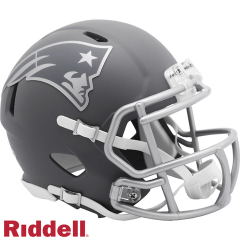 Patriots Mini Helmet Speed Alternate Slate