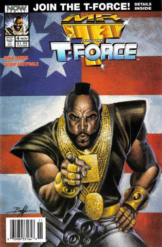Mr. T and the T-Force Issue #4 November 1993 Comic Book