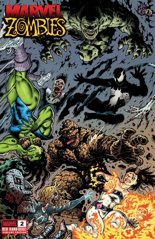 Marvel Zombies: Red Band Issue #2 October 2025 Variant Cover Warren Comic Book