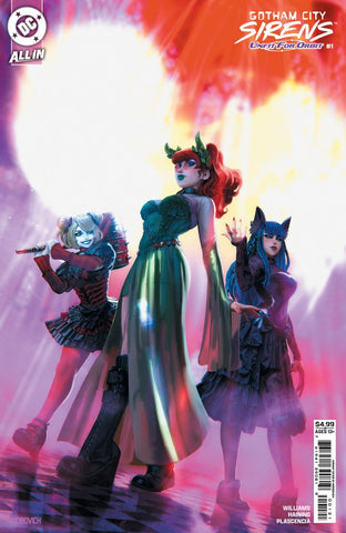 Gotham City Sirens: Unfit for Orbit Issue #1 July 2025 Cover B Comic Book