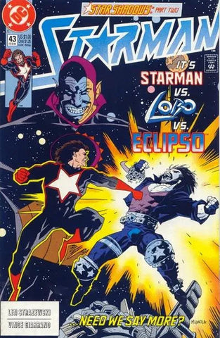 Starman Issue #43 February 1992 Comic Book