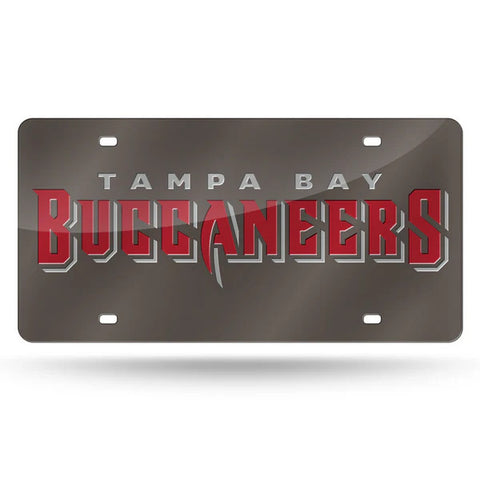 Buccaneers Laser Cut License Plate Tag Color Black Name