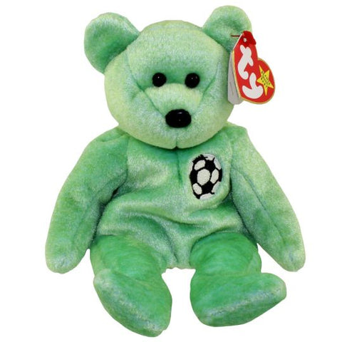 TY Beanie Baby 8.5" - Kicks the Soccer Bear 1999