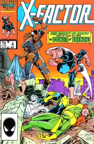 X-Factor Issue #4 May 1986 Comic Book