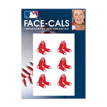 Red Sox Face Cals Tattoos 6-Pack