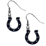 Colts Earrings Dangle Chrome