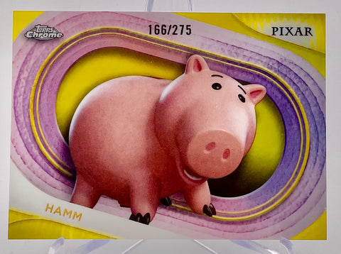 Toy Story - Hamm 2025 Topps Chrome Disney No.93 #166/275 Single Card