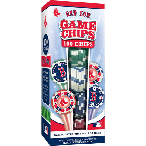 Red Sox 100-Piece Poker Chip Set
