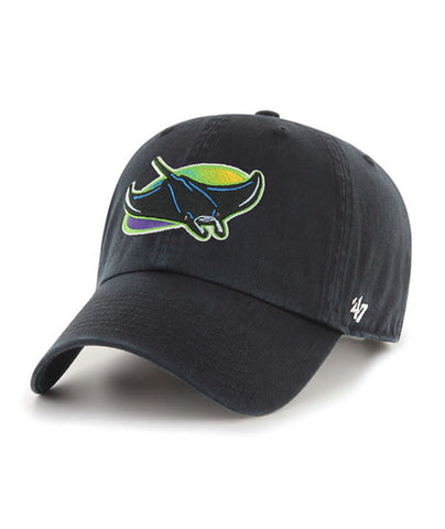 Rays Hat 47' Clean Up Cooperstown Adjustable Black