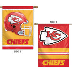 Chiefs Vertical House Flag 2-Sided 28x40