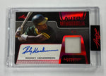 Athletics Rickey Henderson 2021 Leaf Ultimate Sports No.AM-RH1 #4/4 Autographed Relic Single Card