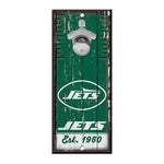 Jets 5x11 Wood Bottle Opener Sign NFL