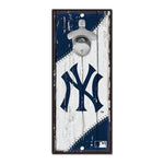 Yankees 5x11 Wood Bottle Opener Sign