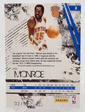 Knicks Earl Monroe 2009 Panini Rookie & Stars No.08 #02/99Autographed Relic Single Card