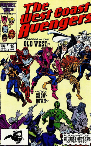 Avengers West Coast Issue #18 March 1987 Comic Book