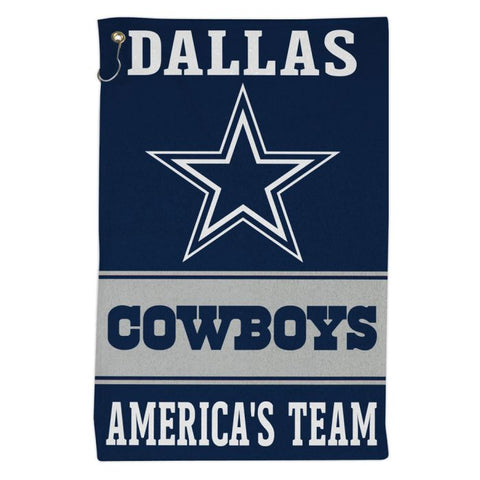 Cowboys Sports Towel 16x25 Slogan