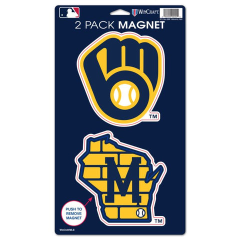 Brewers 2-Pack Magnets