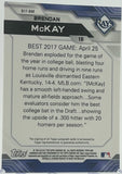 Rays Brendan McKay 2017 Topps Bowmans Best No.B17-BM Autographed Single Card
