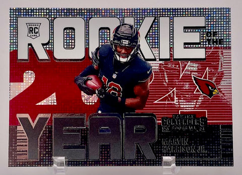 Cardinals Marvin Harrison Jr 2024 Panini Contenders No.4 Rookie Single Card