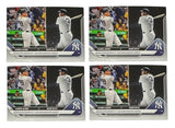 Yankees Aaron Judge/Babe Ruth 2025 Topps Now No. 40 (Lot of 4) Single Card