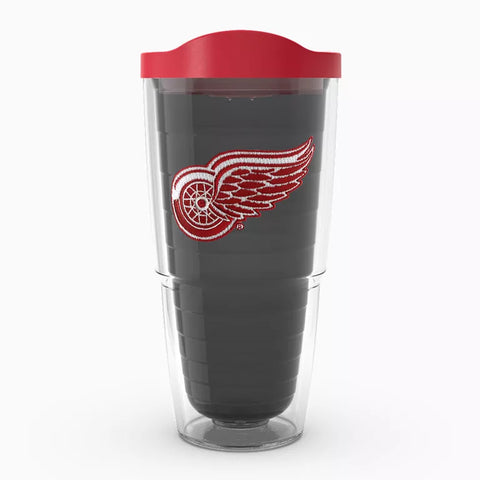 Red Wings 24oz Tint Tervis Black w/ Lid