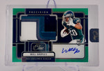 Eagles Will Shipley 2024 Panini One No.326 #34/40 Autographed Relic Rookie Single Card