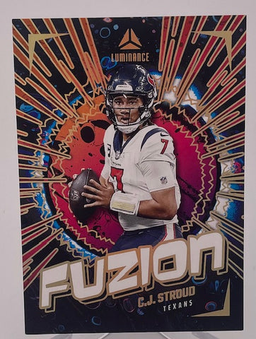 Texans CJ Stroud 2024 Panini Luminance No.FUZ-CSD Single Card