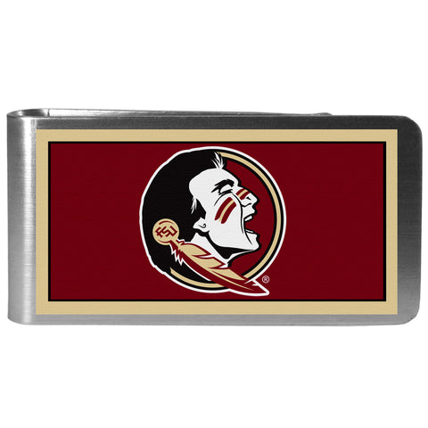 FSU Money Clip Steel SS Logo MVP