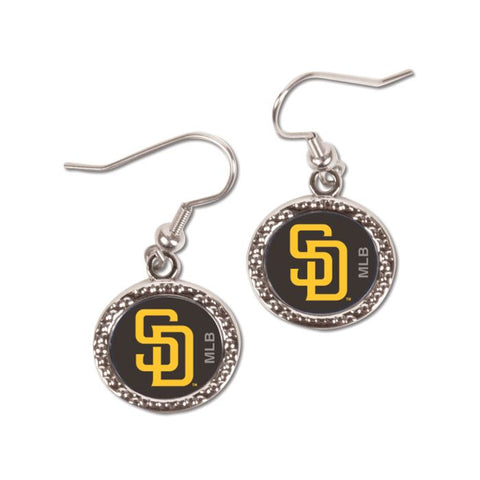 Padres Earrings Dangle CRound