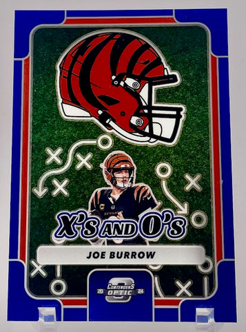 Bengals Joe Burrow 2024 Panini Contenders Optic No. XO-JBW #23/99 Single Card