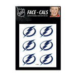 Lightning Face Cals Tattoos 6-Pack