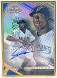 Marlins Dontrelle Willis 2021 Topps Gold Label No.FA-DW 35/50 Autographed Single Card