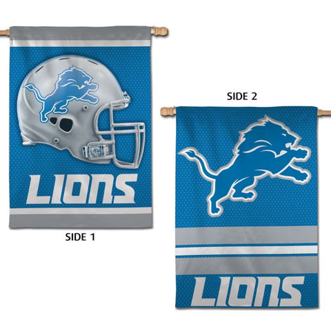 Lions Vertical House Flag 2-Sided 28x40