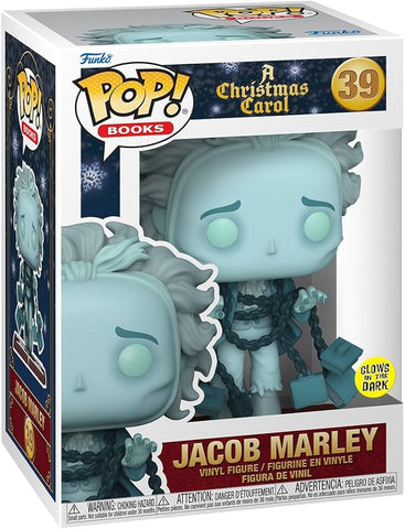 Funko Pop Vinyl Books - A Christmas Carol - Jacob Marley 39 Glow in the Dark