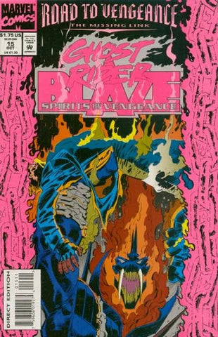 Ghost Rider and Blaze: Spirits of Vengeance Issue #15 October 1993 Comic Book