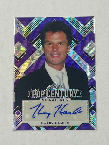 Actor Harry Hamlin 2022 Leaf Metal Pop Century No.BA-HH1 10/20 Autographed Single Card