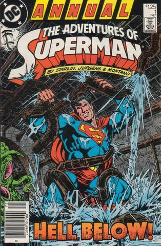 Adventures of Superman Annual Issue #1 December 1986 Comic Book