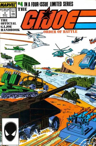G.I. Joe: Order of the Battle Issue #4 May 1987 Comic Book