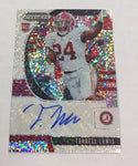 Alabama Terrell Lewis 2020 Prizm Draft Picks #160 Autographed White Sparkle SSP Rookie Single Card