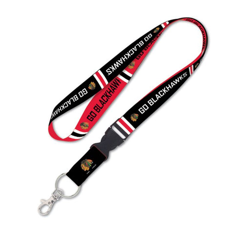 Blackhawks Lanyard Reversible Slogan